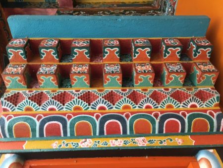 Jangchub Choeling Monastery wooden decoration