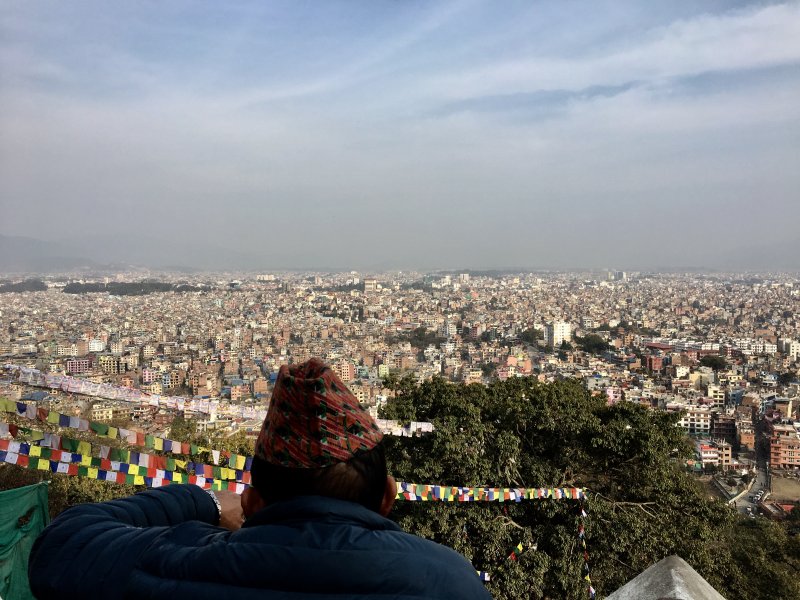 Kathmandu city view from Swayambbunath Temple Kathmandu city view from Swayambbunath Temple