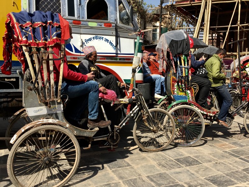 Traffic in Thamel, Kathmandu Old Town Traffic in Thamel, Kathmandu Old Town