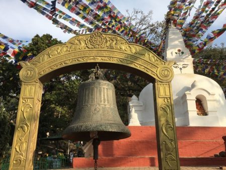 Kathmandu Monkey Temple bell Kathmandu Monkey Temple bell