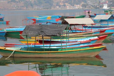 Lake Phewa boats, Nepal