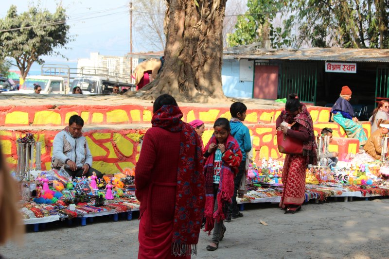 Lakeside marketplace of Pokhara Lakeside marketplace of Pokhara