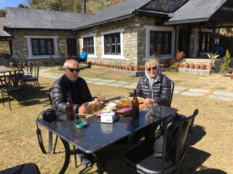Lunch at Prakriti Resort, Shivapuri Nagarjun National Park Lunch at Prakriti Resort, Shivapuri Nagarjun National Park