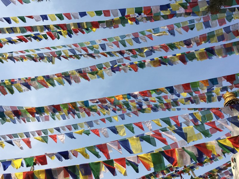 Monkey Temple Buddhist prayer flags Monkey Temple prayer flags