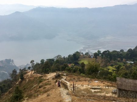 Path to Lakeside from Sarangkot