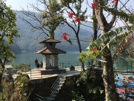 Pokhara lakeside pagoda