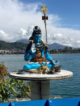 Pokhara lakeside Buddha