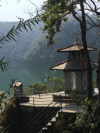 Pokhara lakeside pagoda