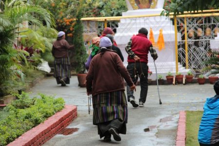 Residents of Jangchub Choeling Monastery