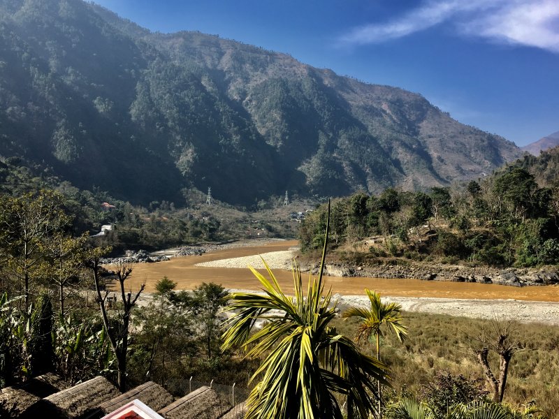 Domestic travel in Nepal, bus from Pokhara to Kathmandu Domestic travel in Nepal, bus from Pokhara to Kathmandu