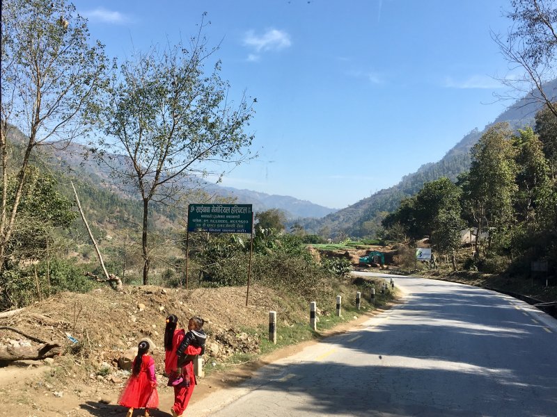Travel in Nepal: Roadside view Pokhara to Kathmandu Travel in Nepal: Roadside view Pokhara to Kathmandu