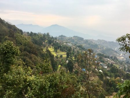 Sarangkot view towards Pokhara lakeside