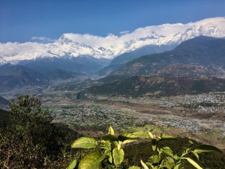 The Annapurna Range seen from Sarangkot