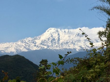 The Annapurnas seen from Sarangkot