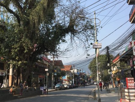 The lakeside of Pokhara