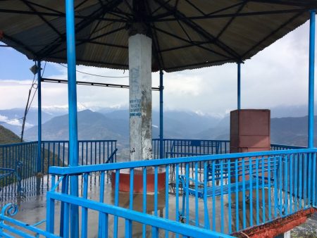 The top of Sarangkot 1592 m