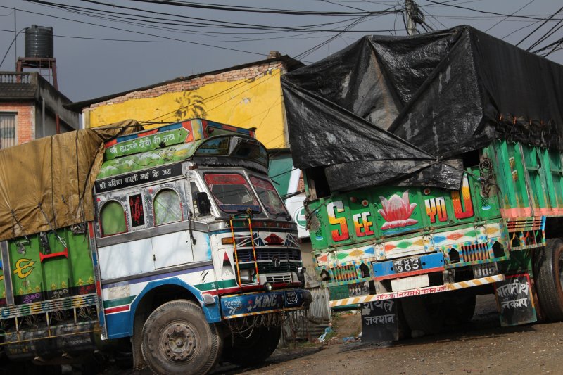Travel in Nepal: Nepalese trucks Travel in Nepal: Nepalese trucks