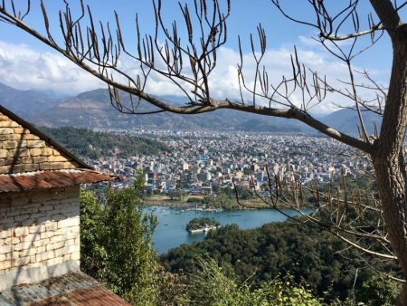 Walk to the World Peace Stupa, Pokhara