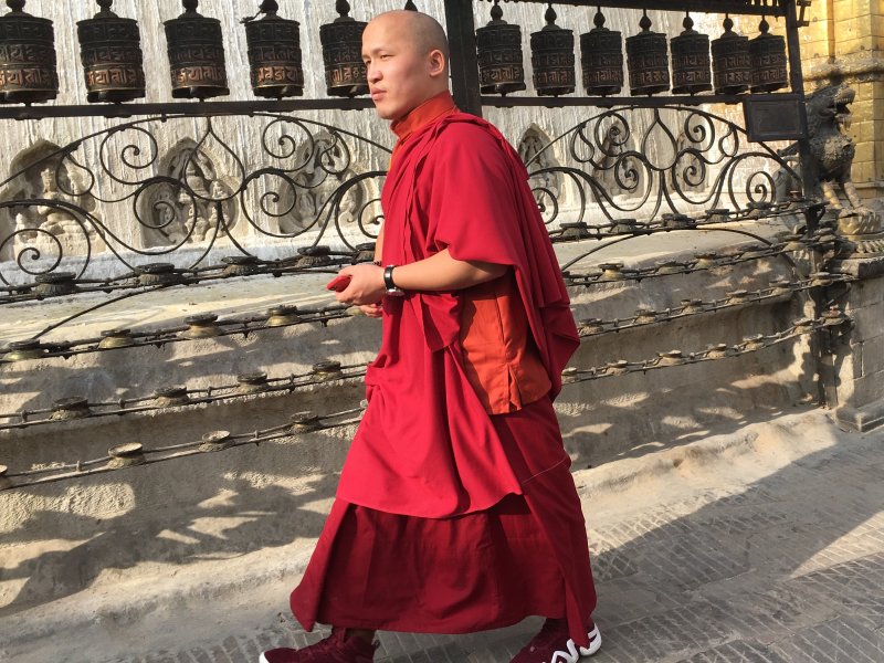 Walking around Kathmandu Monkey Temple Walking around Kathmandu Monkey Temple