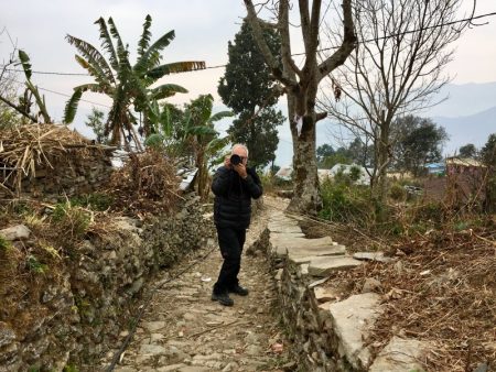 Walking to Lakeside from Sarangkot