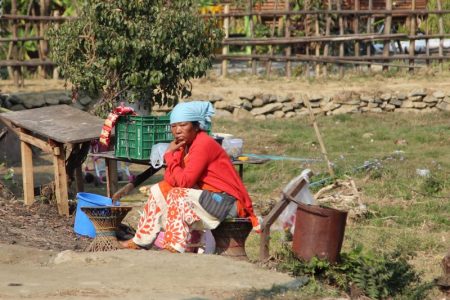 Woman in Pokhara