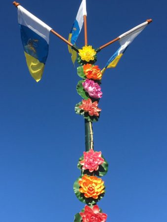 Flags in Arona, Tenerife