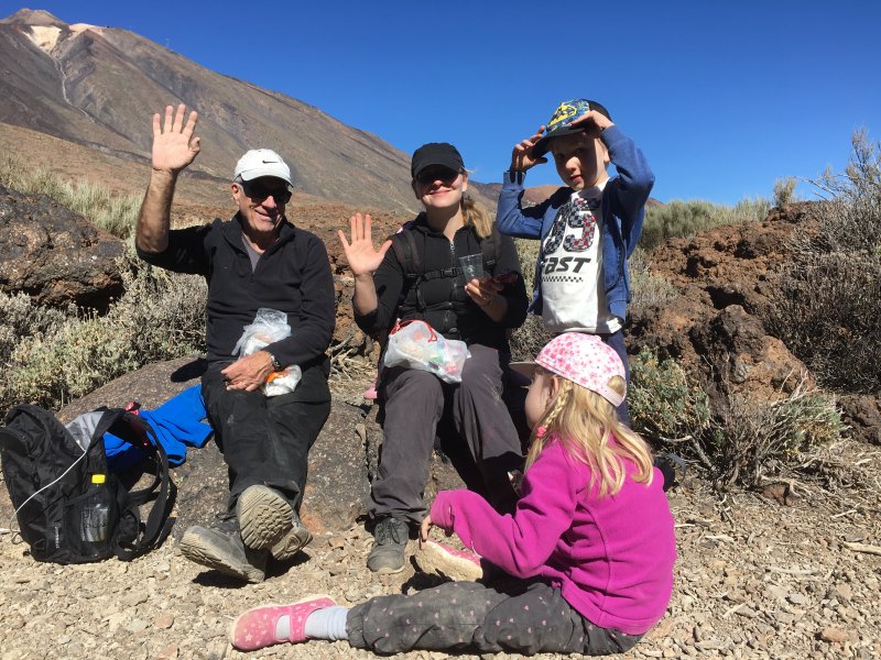 Mount Teide by car: family picnic Roques de Garcia picnic stop, Mount Teide National Park