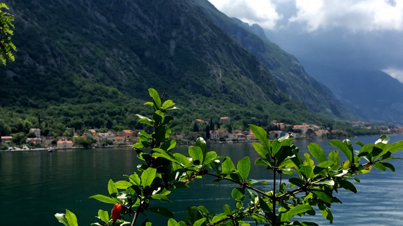 Driving around the Bay of Kotor, Montenegro Bay of Kotor, Montenegro