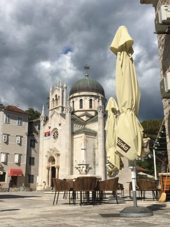 Herzeg Novi old town square