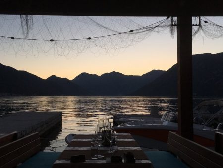 Kotor Bay seafood restaurant