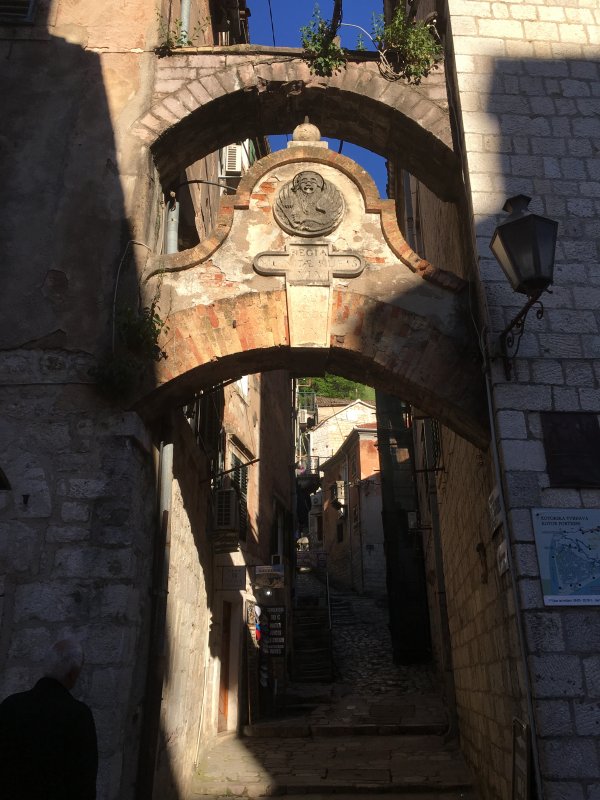 Kotor stairs to fortress Kotor stairs to fortress