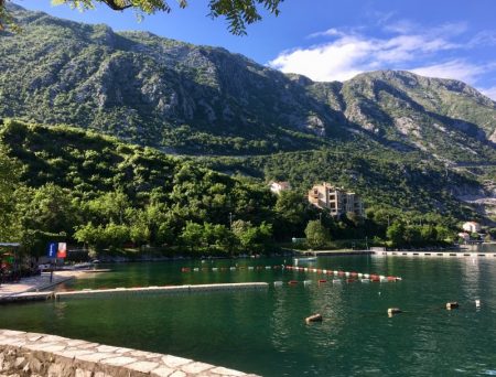 Morinj beach, Bay of Kotor
