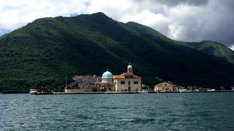 Our Lady of the Rock island in the Bay of Kotor Our Lady of the Rock island on the Bay of Kotor