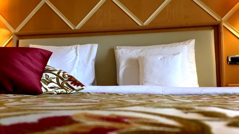 Our Budva hotel bed Our hotel bed