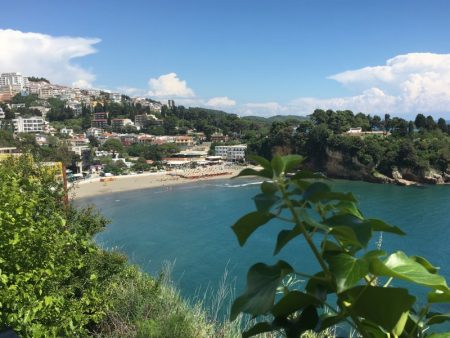 The beach of Ulcinj old town