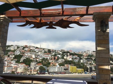 Ulcinj from old town restaurant terrace