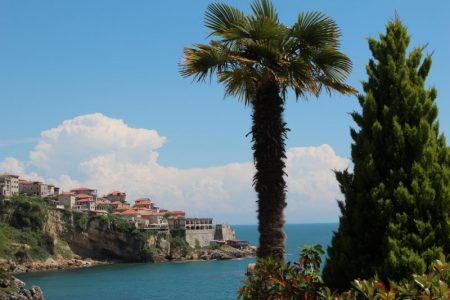 Ulcinj old town from Apartments Eneida