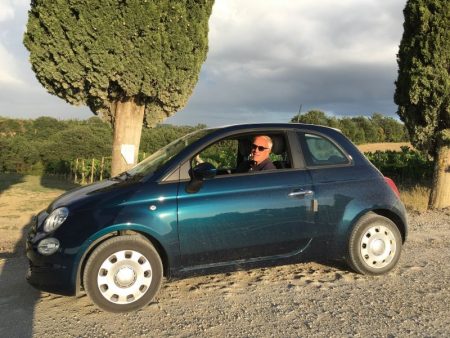 Italy by train and car: driving in Tuscany