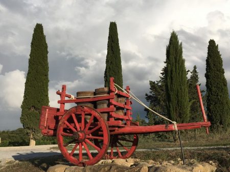 Italy by train and car, Val d'Orcia winery