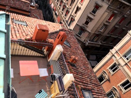 Altana Bologna lower roof terrace