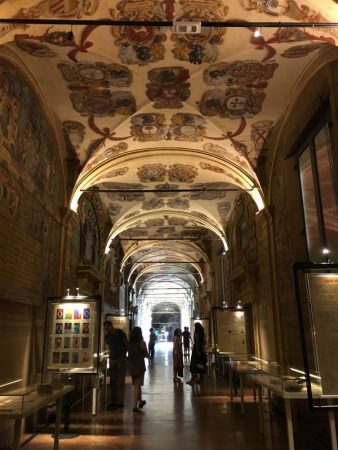 Palace of Archiginasio interior, Bologna