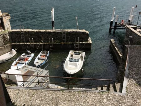 Boat pier of Brienno, Lake Como