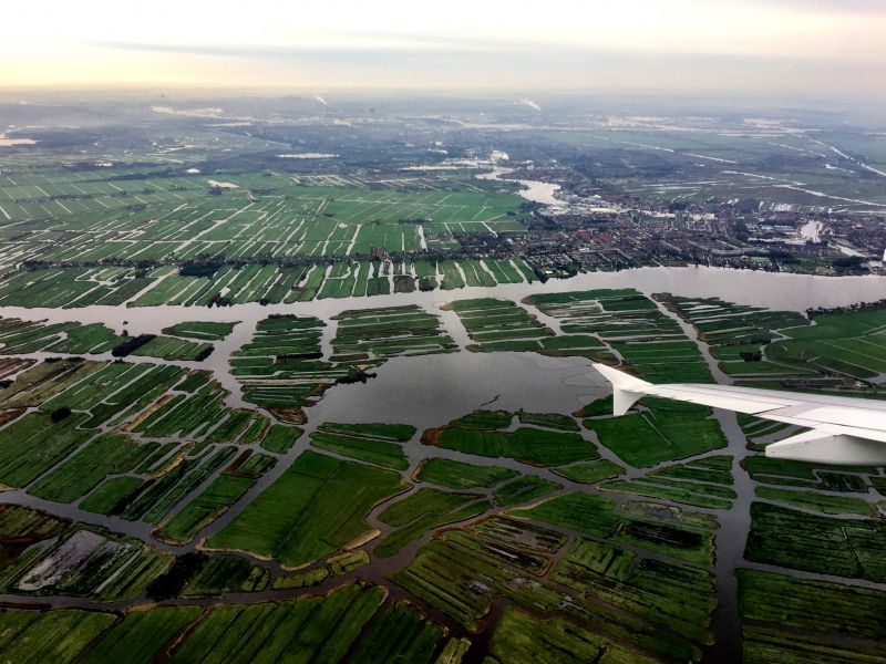 The man-made countryside of the Netherlands