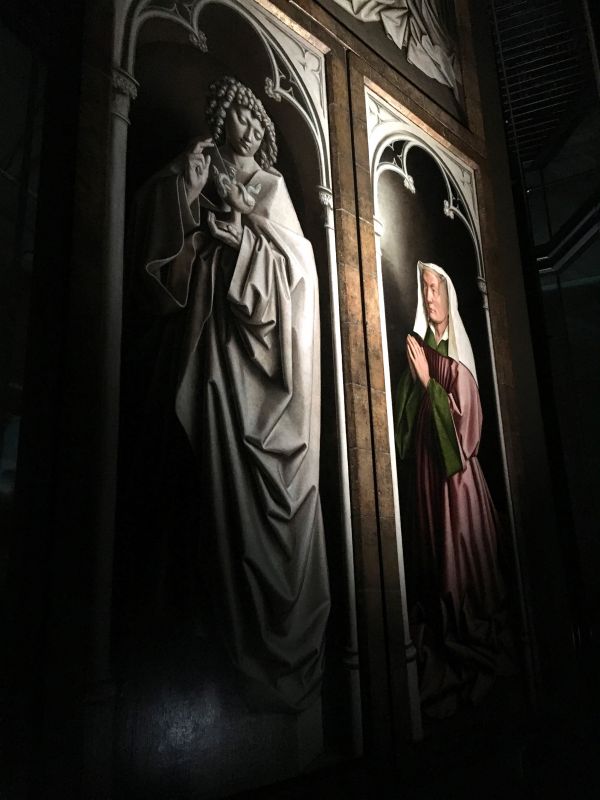 Oak panels of the Adoration of the Mystic Lamb, Ghent
