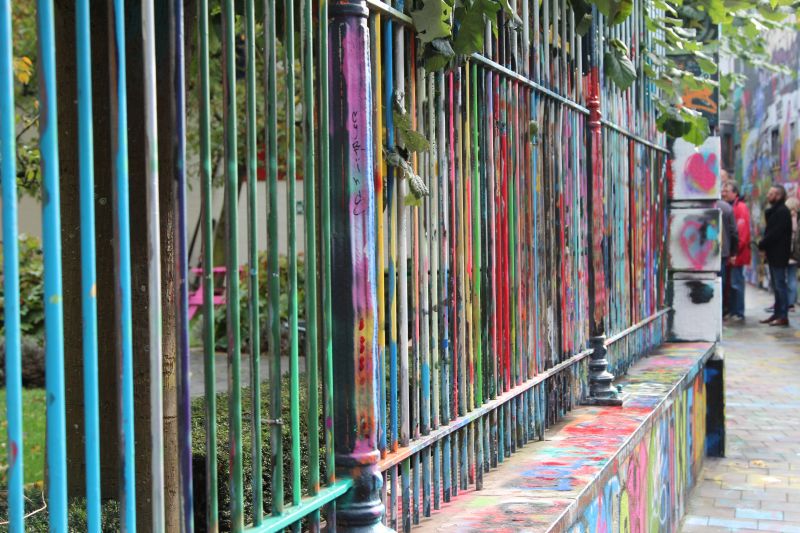 Graffiti street, Ghent, Belgium