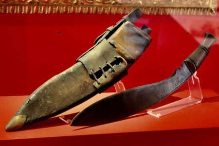 Kukri knives from Nepal, In Flander's Fields Museum