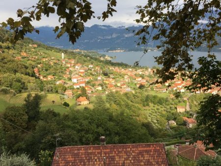 Lago di Como hillside from Sacro Monte di Ossuccio