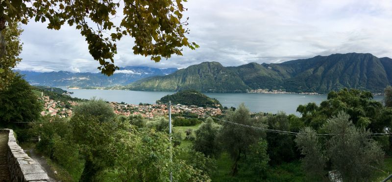 Lake Como scenery from Sacro Monte di Ossuccio