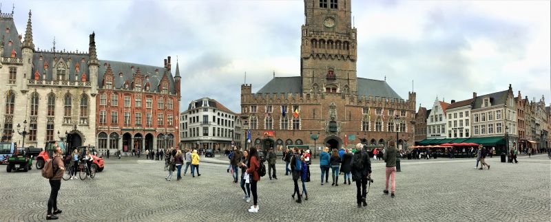 Bruges central square Markt