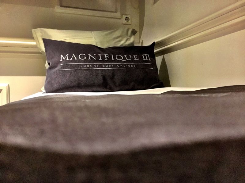 River cruising through Belgium and Netherlands: Magnifique III cabin